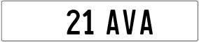 Truck License Plate
